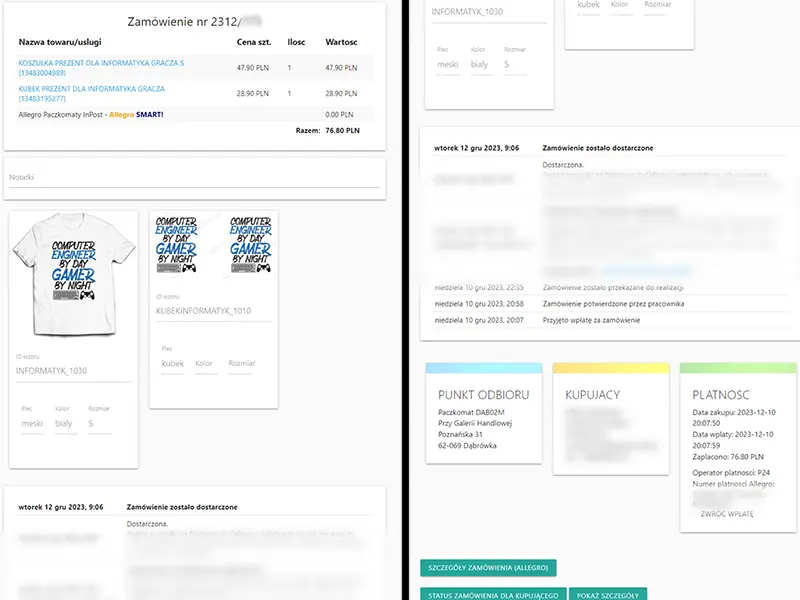 Order Page
